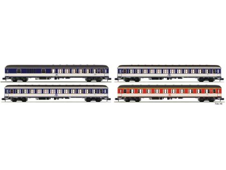 Fleischmann 4-tlg. Set: UIC-Wagen         