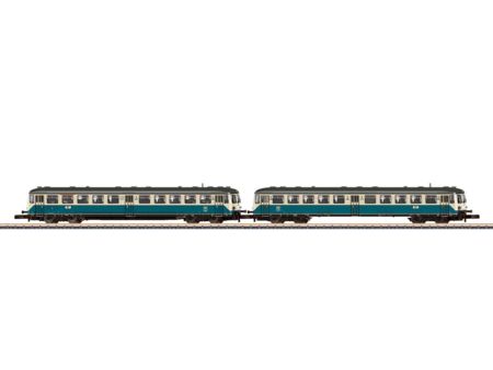 Märklin Miniclub  Akkutriebwagen BR 515 mit Steuerwg. BR 815