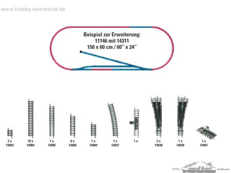 Trix Gleis-Ergänzungspackung H1