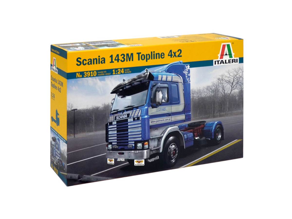 Kit Maquette Italeri 1:24 Scania T 143M 500 Topline - Camion à Monter - Neuf En Boîte