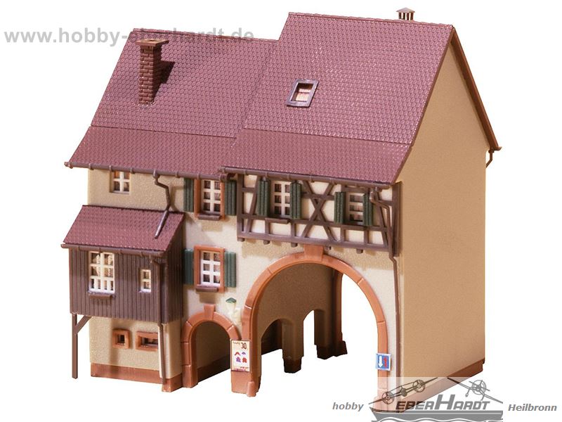② Faller H0 - 191835 - Ensemble de train (1) - Hôtel de ville - Modeltreinen | H0