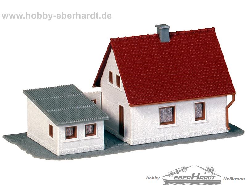 FALLER – Kit Maison De Jardin Siedlungshaus – Échelle N – 318 Pièces – 14+ – Maquette De Train Miniature