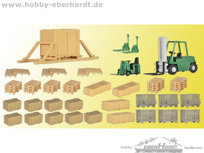 Faller, Kibri H0 - 120157/191729 - Décor - Hangar, grue à