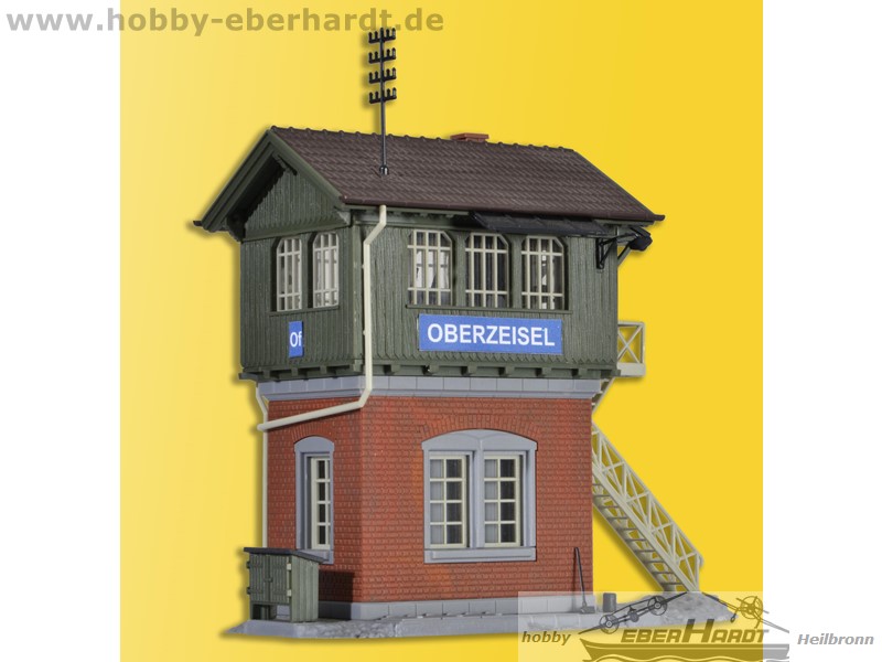 Kibri 7800 - Stellwerk Lichtenau - MBT Modellbau Gebäude Mit Tankanlage, 12x5x8 Cm