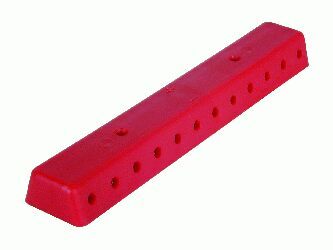 Viessmann Verteilerleiste rot mit Schrauben, 2 Stück