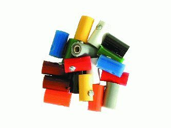 Viessmann Muffen rot, 10 Stück 